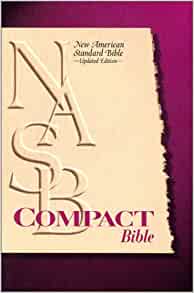 NASB Compact Text Bible B/L Burg - World Publishing
